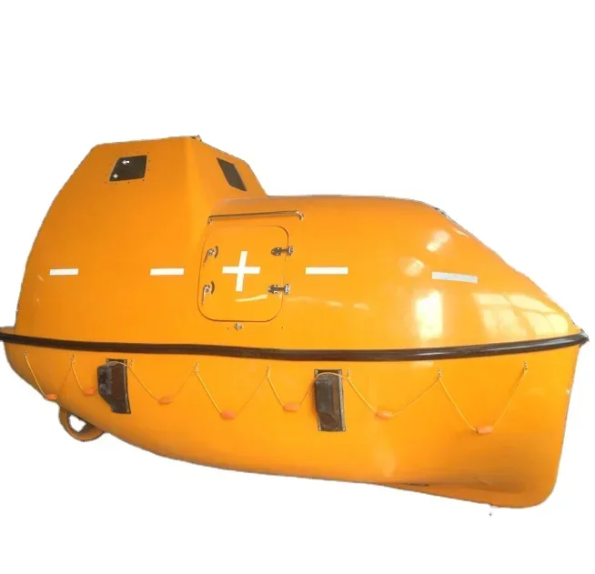 Factory price Totally enclosed lifeboat Solas Marine F.R.P. freefall life boat fire proof