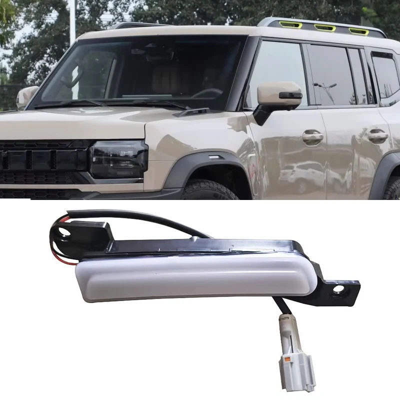 

For Chery Jetour Traveller T2 Car Steering Flashing Light Wide Light Warning Light Wheel Eyebrow Light Side Light Accessories
