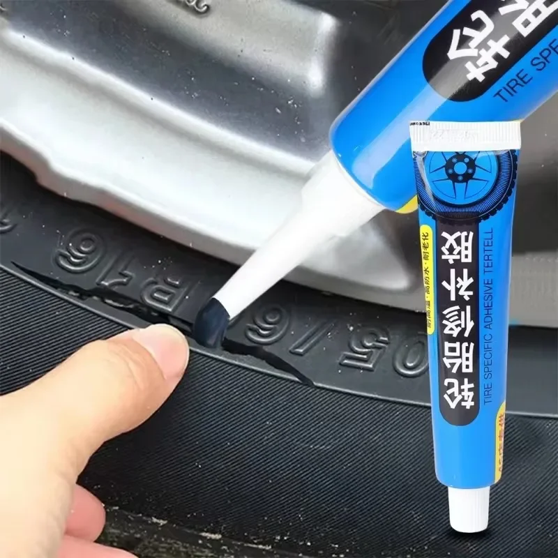 30g Car Seal Tire Glue Crack Repair Adhesive Rubber Bonding Glue Sidewall Puncture Tire Repair Kits Multifunctional Instant Glue