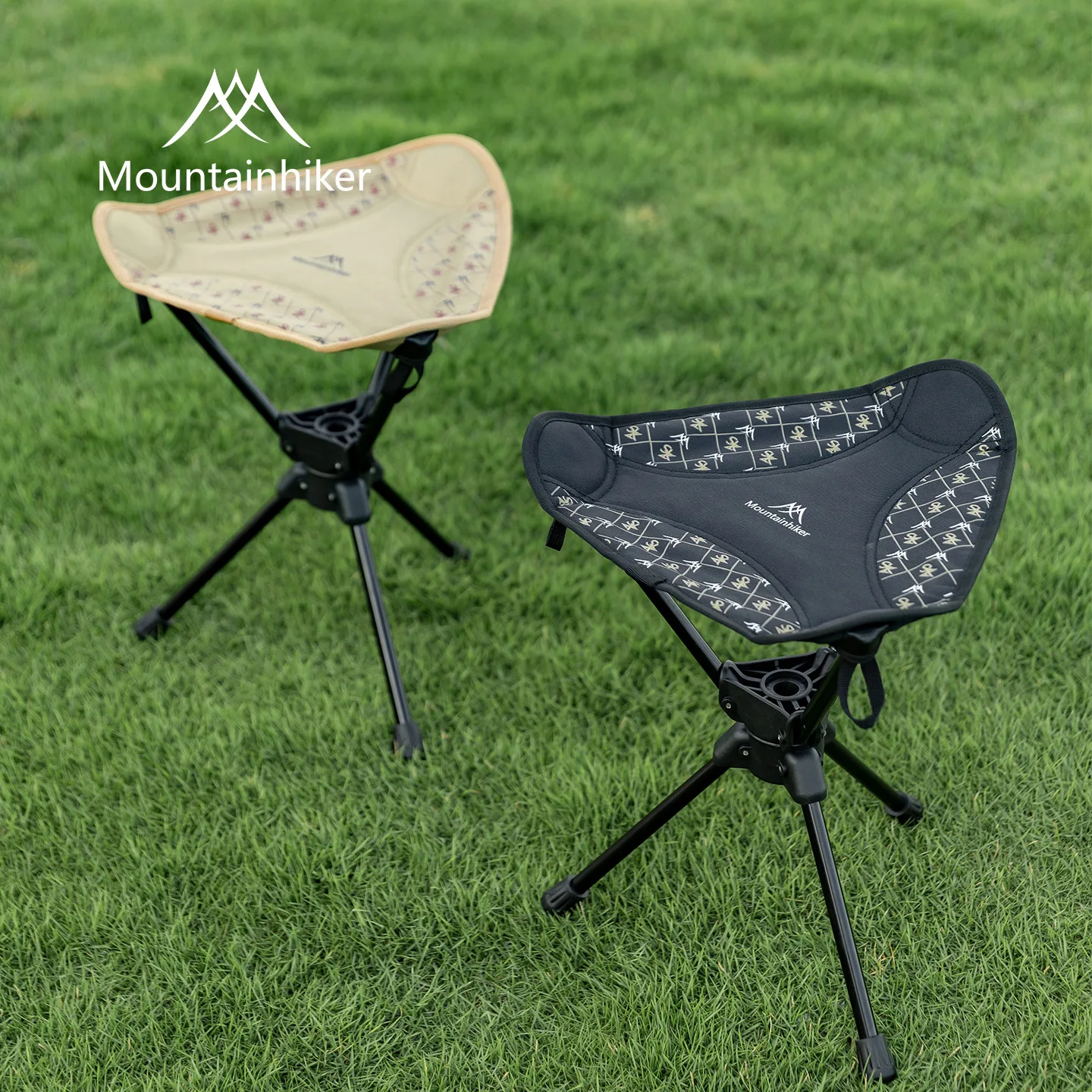 Ultra-light Portable Rotating Tripod Chair Outdoor Fishing Camping Folding Stool
