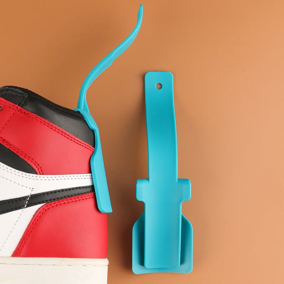 2 Teile/satz Faul Schuhlöffel Kunststoff Bunte Unisex Tragen Schuh Helfer Einfach An- Und Aus Schuh Robuste Schlaf-Hilfe-Tool Schuh Zubehör – Detail 6