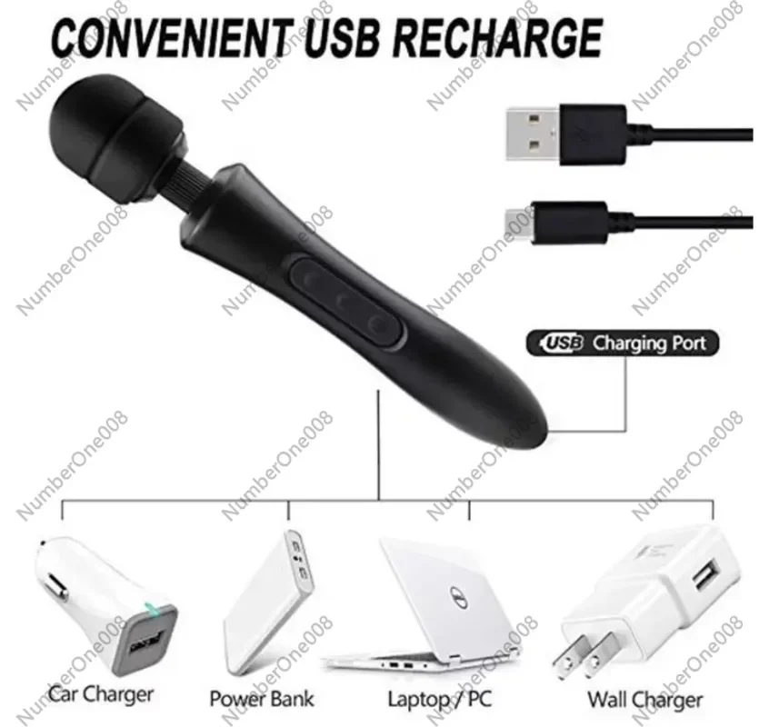 Electric Household High-power Massage Stick Muscle Massager 15 Watts