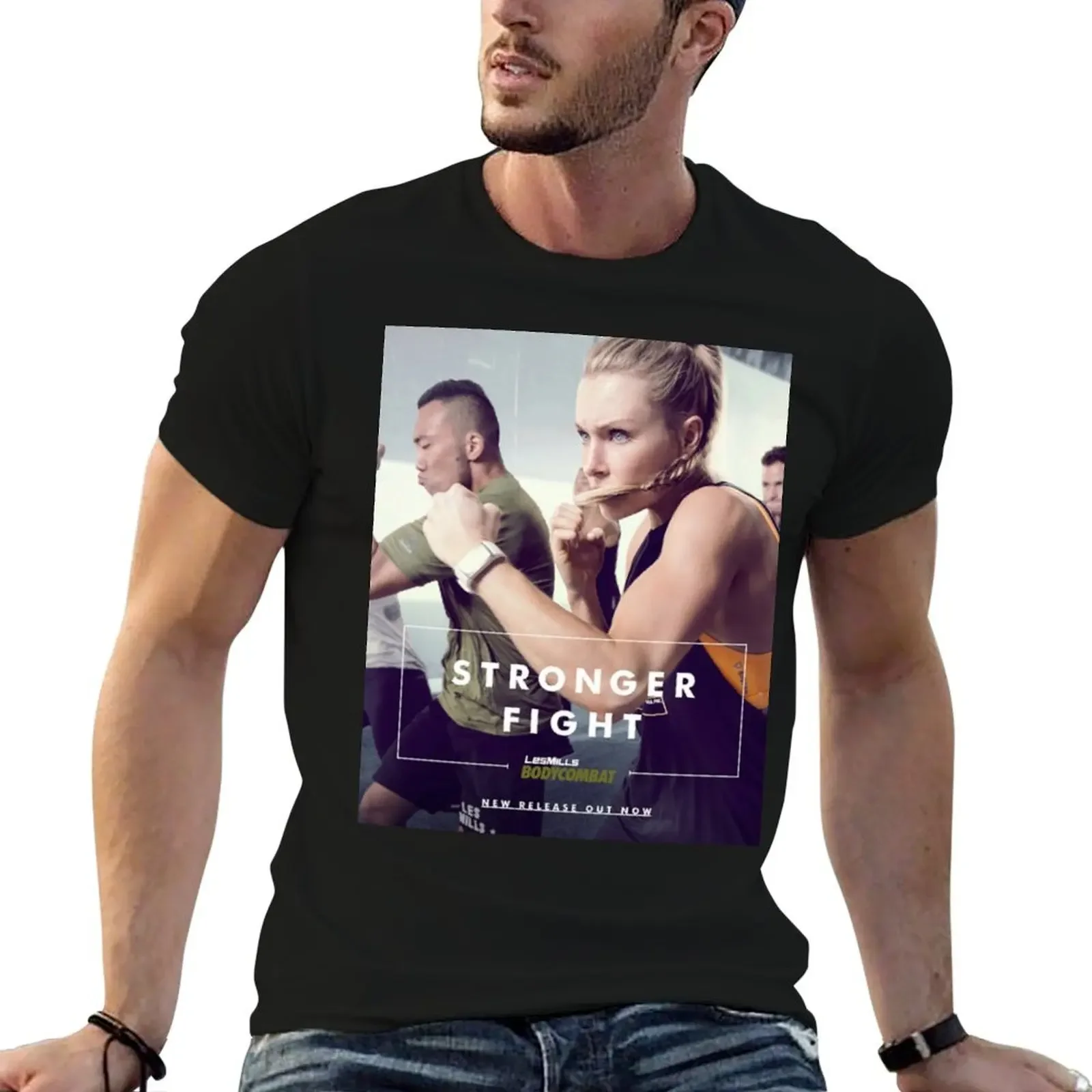 Les Mills T-Shirt quick-drying sports fans designer t shirt men