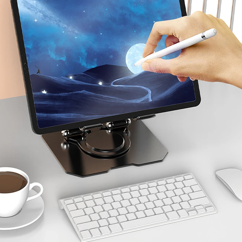 360° Multi-function Rotating Folding Desktop Bracket For Tablets Phones Universally Compatible With Most Phones