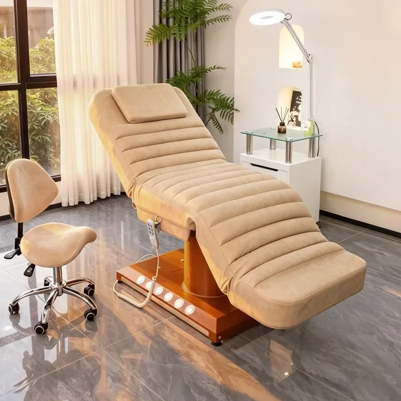 for Beauty Bed Electric Lift Eyelash Facial Massage Bed for Foreign Salon Spa Medical Aesthetic Treatment Table
