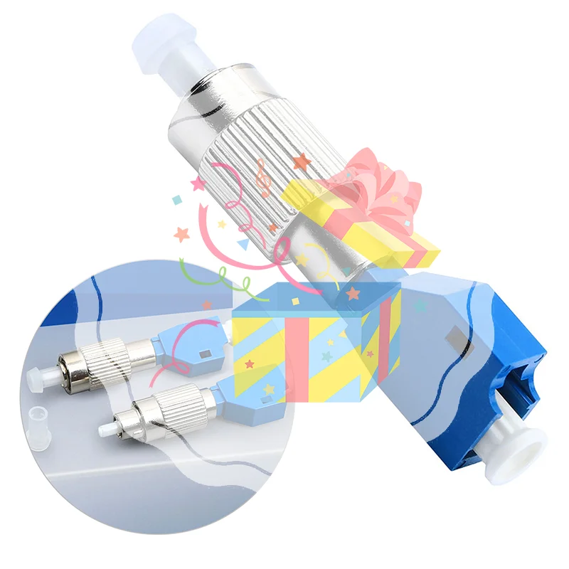 

LC Female To FC Male Hybrid Converter Adapter Fiber Optical Power Meter Coupler