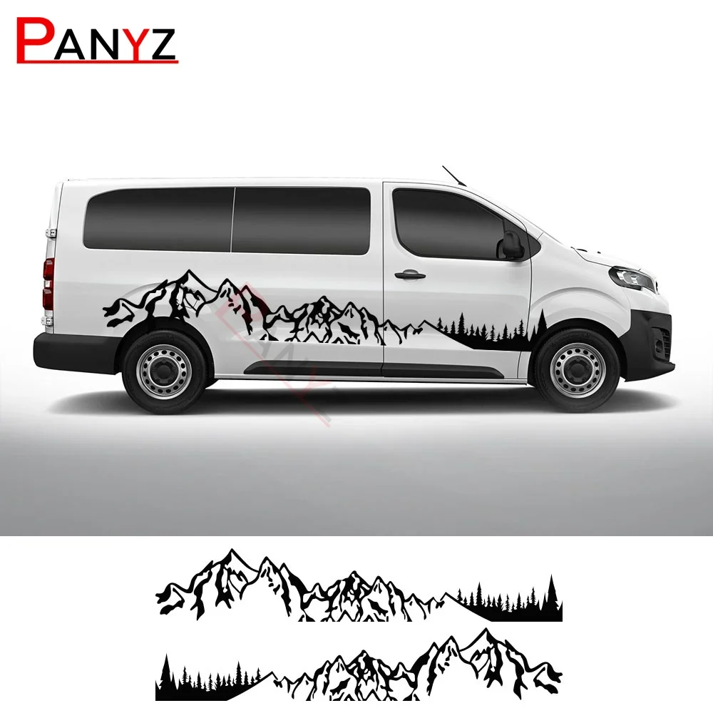 

2 шт./лот автомобильные наклейки автодом кемпер фургон для Peugeot Expert Fiat Scudo Citroen Jumpy DIY графические наклейки аксессуары для тюнинга