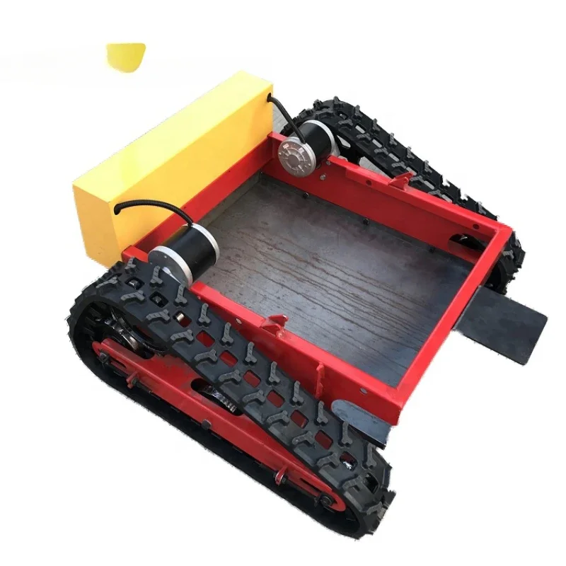 Good quality Rubber crawler loading weight 200KG Rubber Tracked Chassis Undercarriage