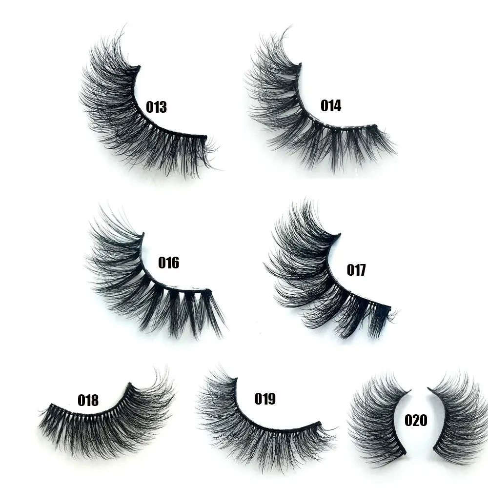 5 Pairs Eye Makeup Tools Fluffy Multilayers  Natural Long False Eyelashes 6D Faux Mink Hair Crisscross Eye Lash Extension