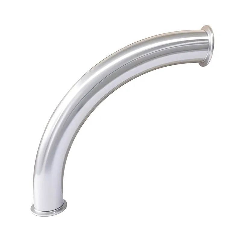 

Sanitary grade elbow 304 stainless steel large radius welded elbow 316 mirror large arc long radius micro bend