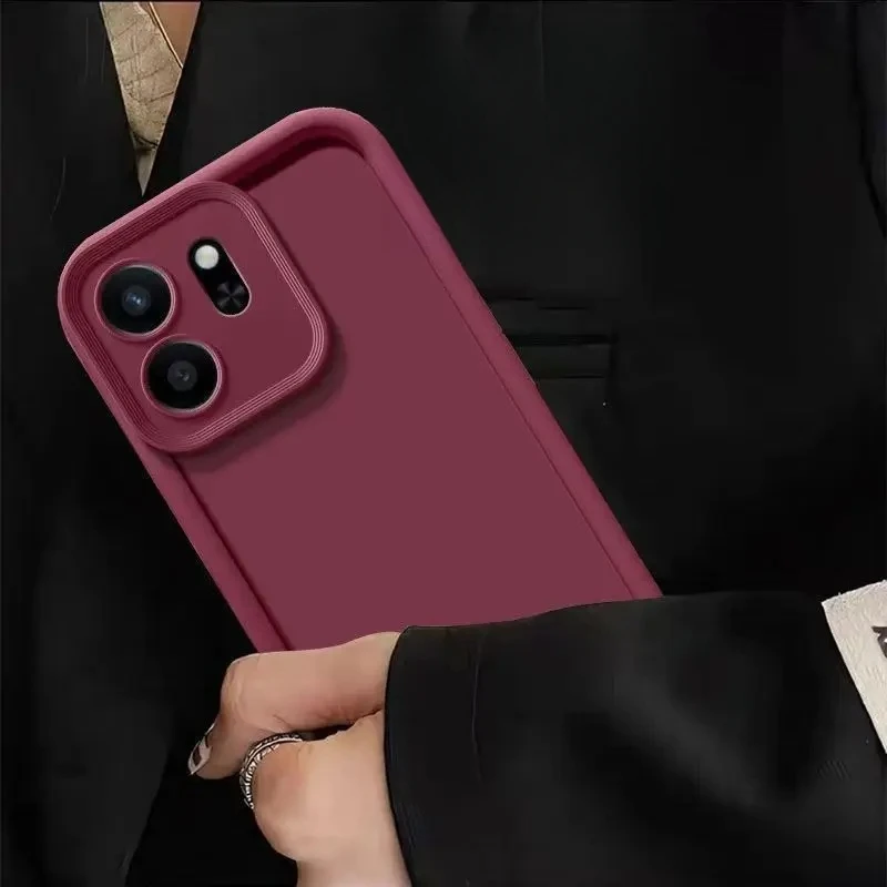 For Reno13 Pro Case Reno14 F Silky Feel Silicone Case For Oppo Reno 14 15 Pro 15C Shockproof Protection Luxury Matte Soft Cover