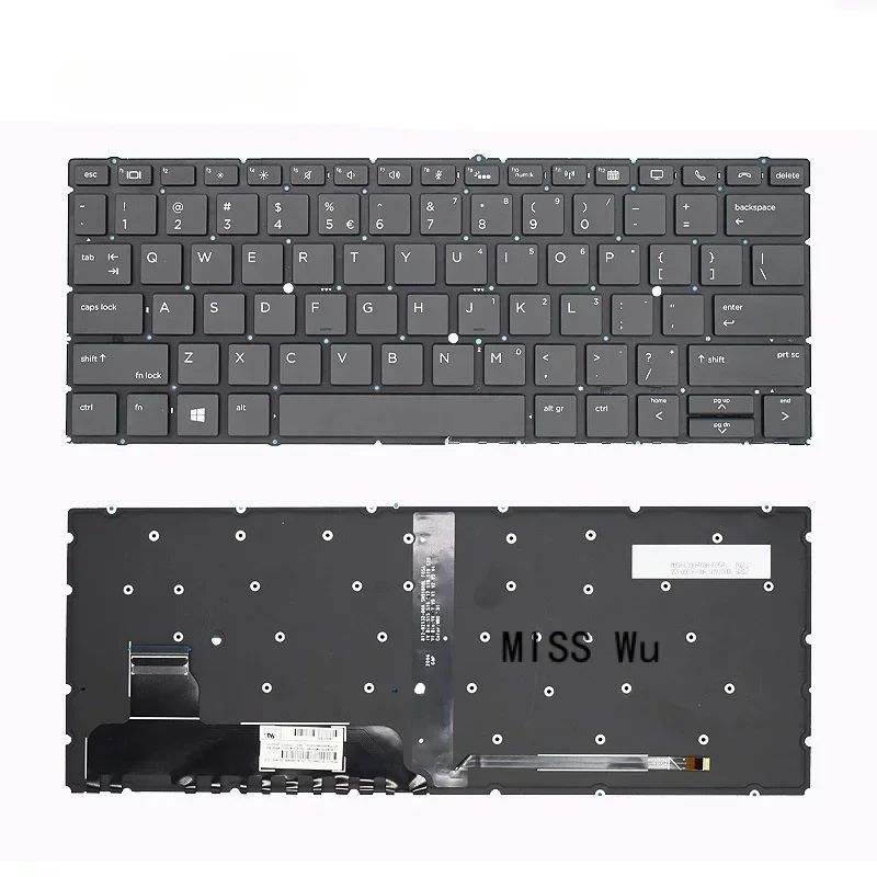 New Genuine Laptop Rreplacement Keyboard Compatible for HP EliteBook X360 830G6 835 730 735 G6