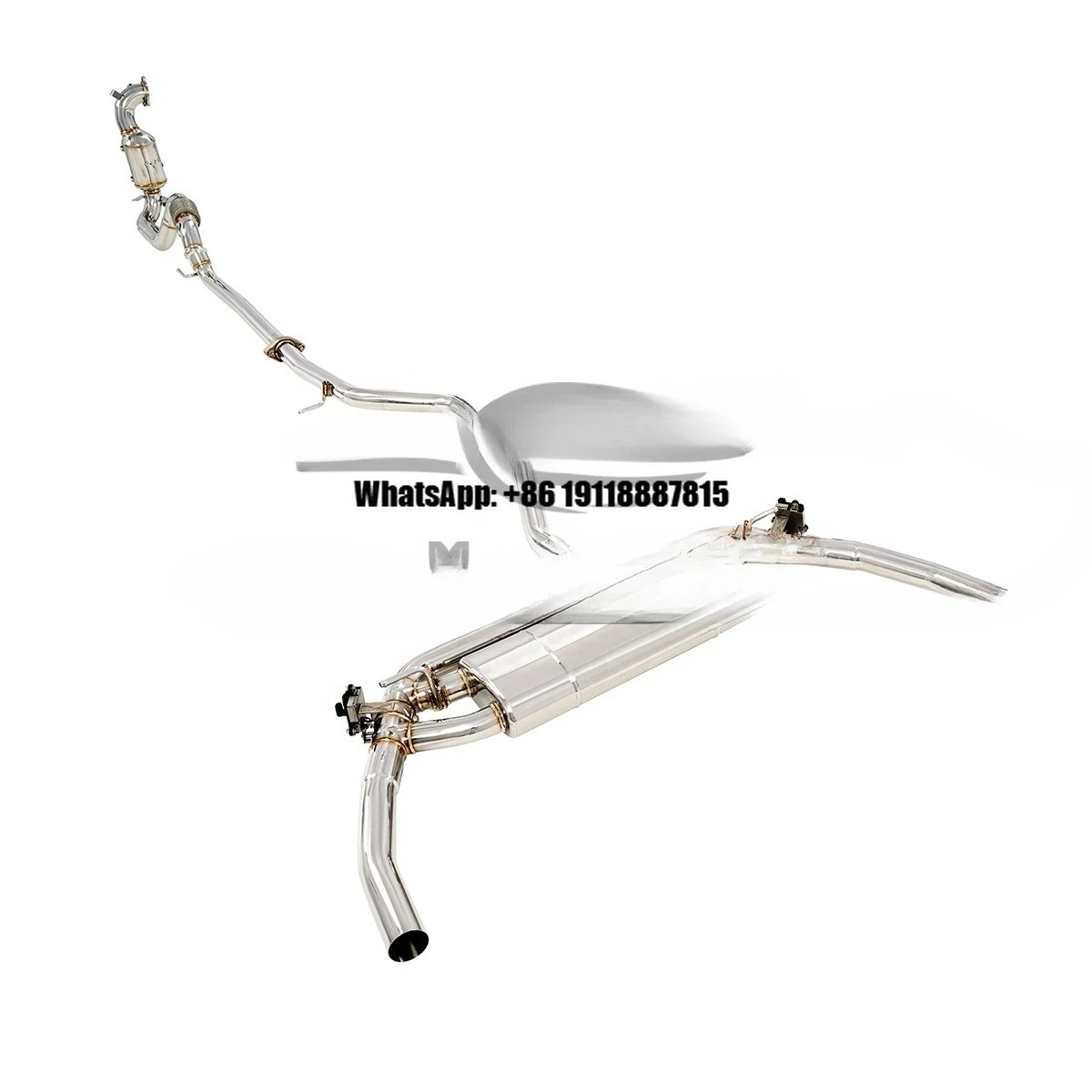 High Performance Universal Car Parts Exhaust Muffler for Benz CLA200 C118 1.3T 2019+ CLA35 Style