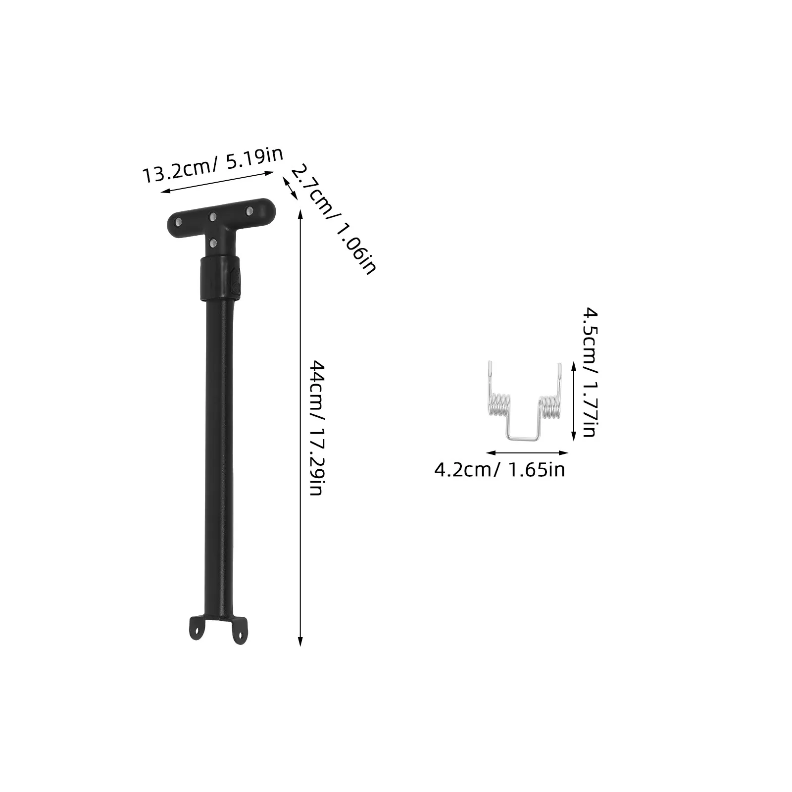 Folding Wagon Cart Handle Replacement Telescopic Adjustable Pull Push Handle for Camping Garden Utility Trolley Carts