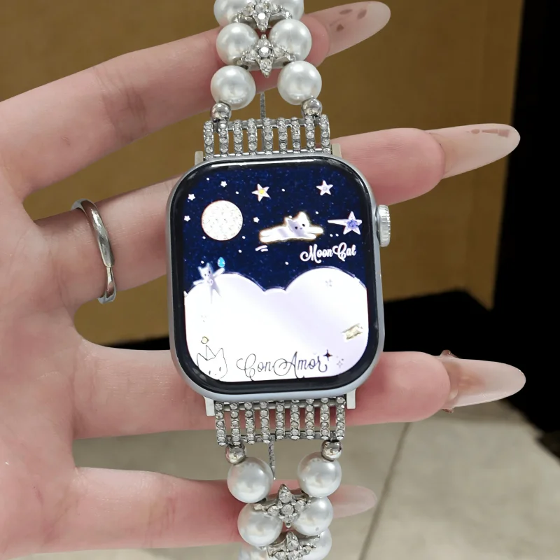 

1 piece of high-end minimalist style watch strap compatible with iWatch strap 38mm 40mm 41mm 42mm 44mm 45mm 49mm fashionable han