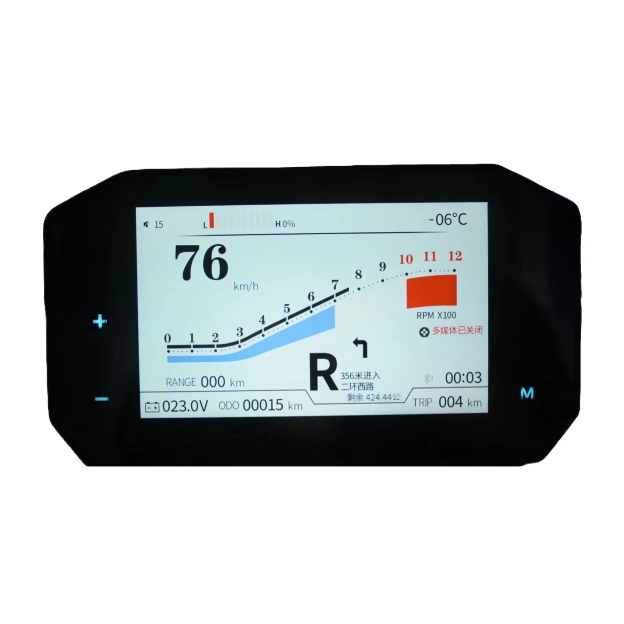 2026 OEM Style 2023 TFT Dashboard Instrument Digital Speedometer  Cluster For Motorcycle E-bike E-scooter Modified Spare Parts