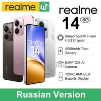 [Russian Version] realme 14 5G Smartphone Snapdragon® 6 Gen 4 Chipset 6000mAh Battery 50MP OIS Camera 120Hz AMOLED Display NFC