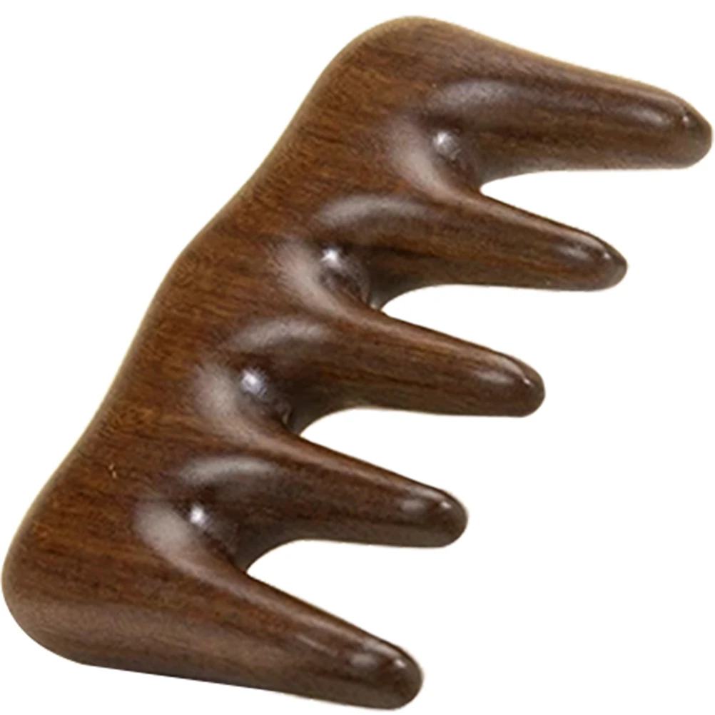 

Massage Comb Wide Tooth Wooden Scalp H held Portable Hair Tool for Blood Circulation D ruff Reduction Gifts
