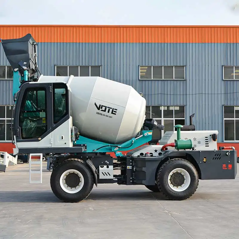 New Mobile Self feeding Concrete Mixer Trucks Small Self-loading Concrete Mixer Truck Price