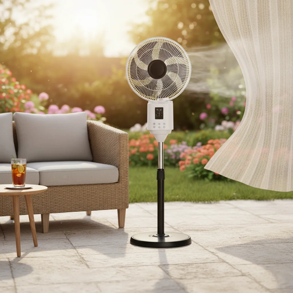 Quiet Operation Household Mist Fan Soft Wind Comfortable Home Water Cooling Fan