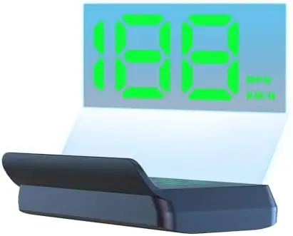 

W2 White HUD for Car – Large Green Speed Display, Auto On/Off, Easy Install