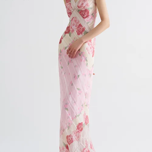 TAJIYANE 100% 천연 뽕나무 실크 여성 원피스, 캐주얼 원피스, 긴 드레스, 루즈핏, 2024 