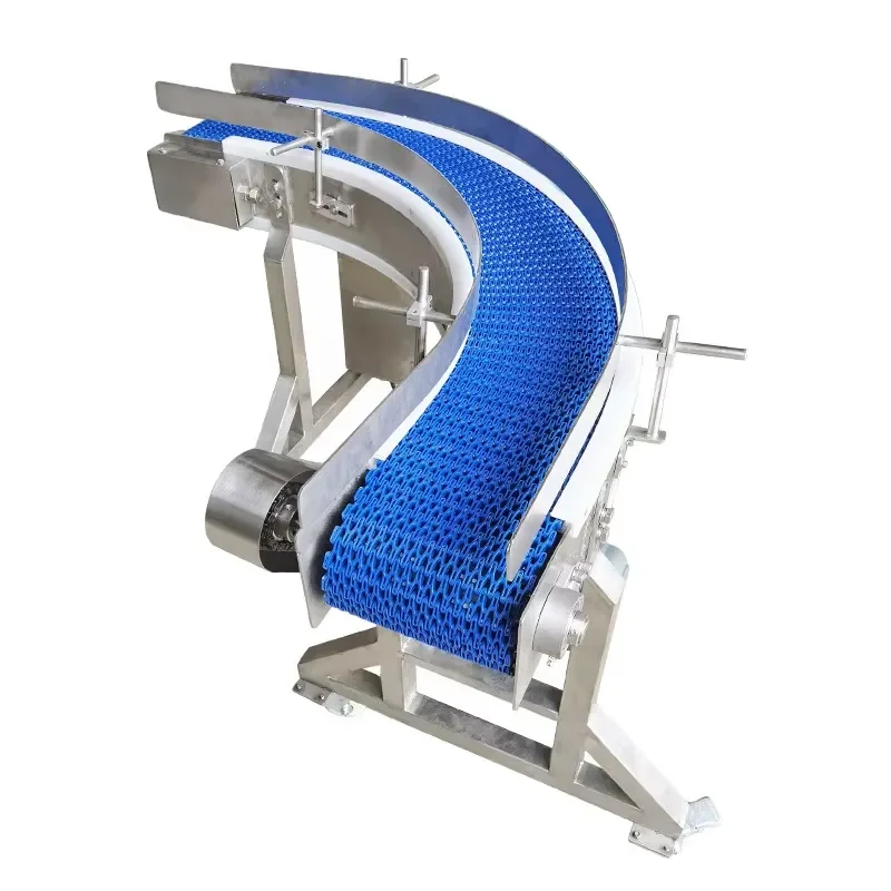 2026 Hot！ Xian Bang New Modular Belt Conveyor System Stainless Steel Chain Plate Anti-Bacterial Plastic Mesh Belt Adjustable