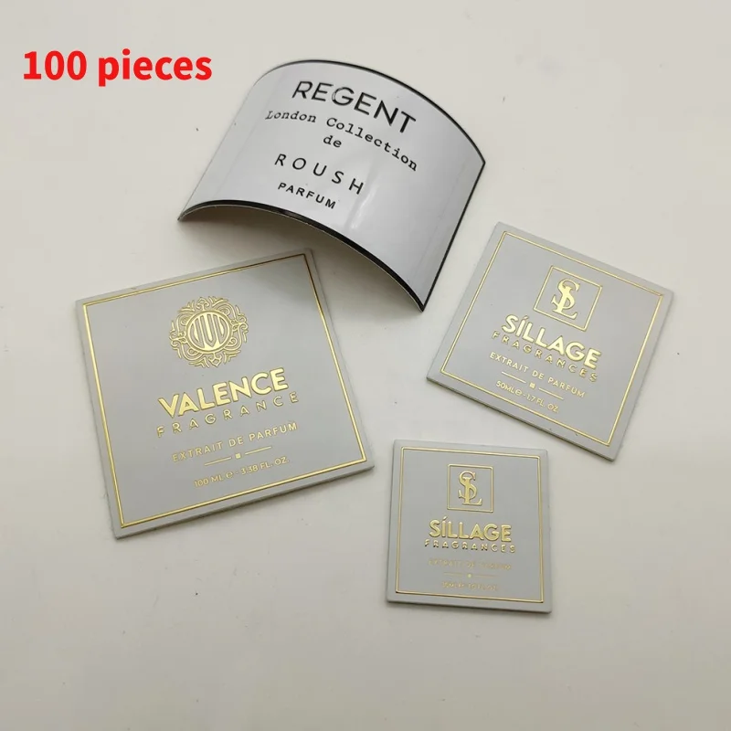 10 0.Zhang.Custom.OEM Custom Style Aluminum Metal Private Nameplate 3D Logo Embossed & Engraved Luxury Perfume Metal Packa