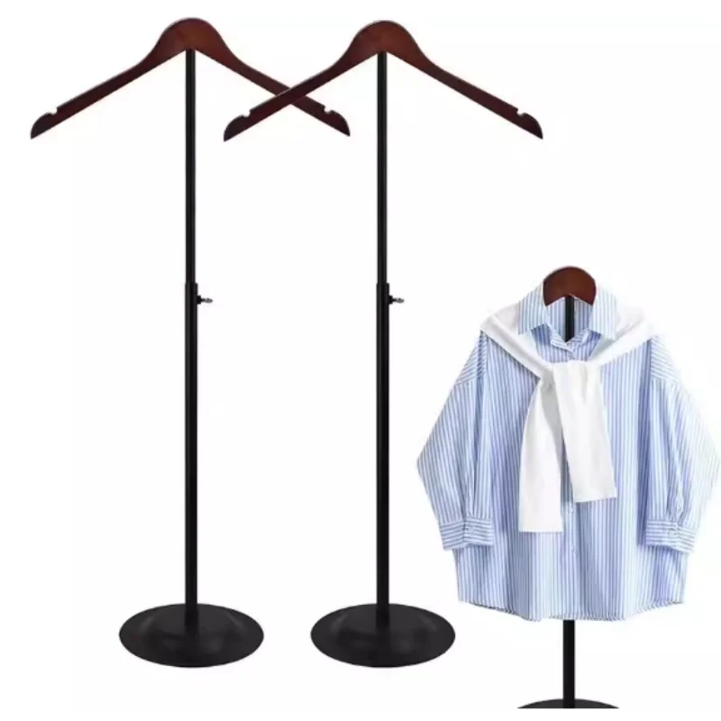 New Telescopic T-shirt Display rack, Outerwear Hanging Rack, Exhibition T-bar, Clothing store T-frame Hanger,Bar,Adult children