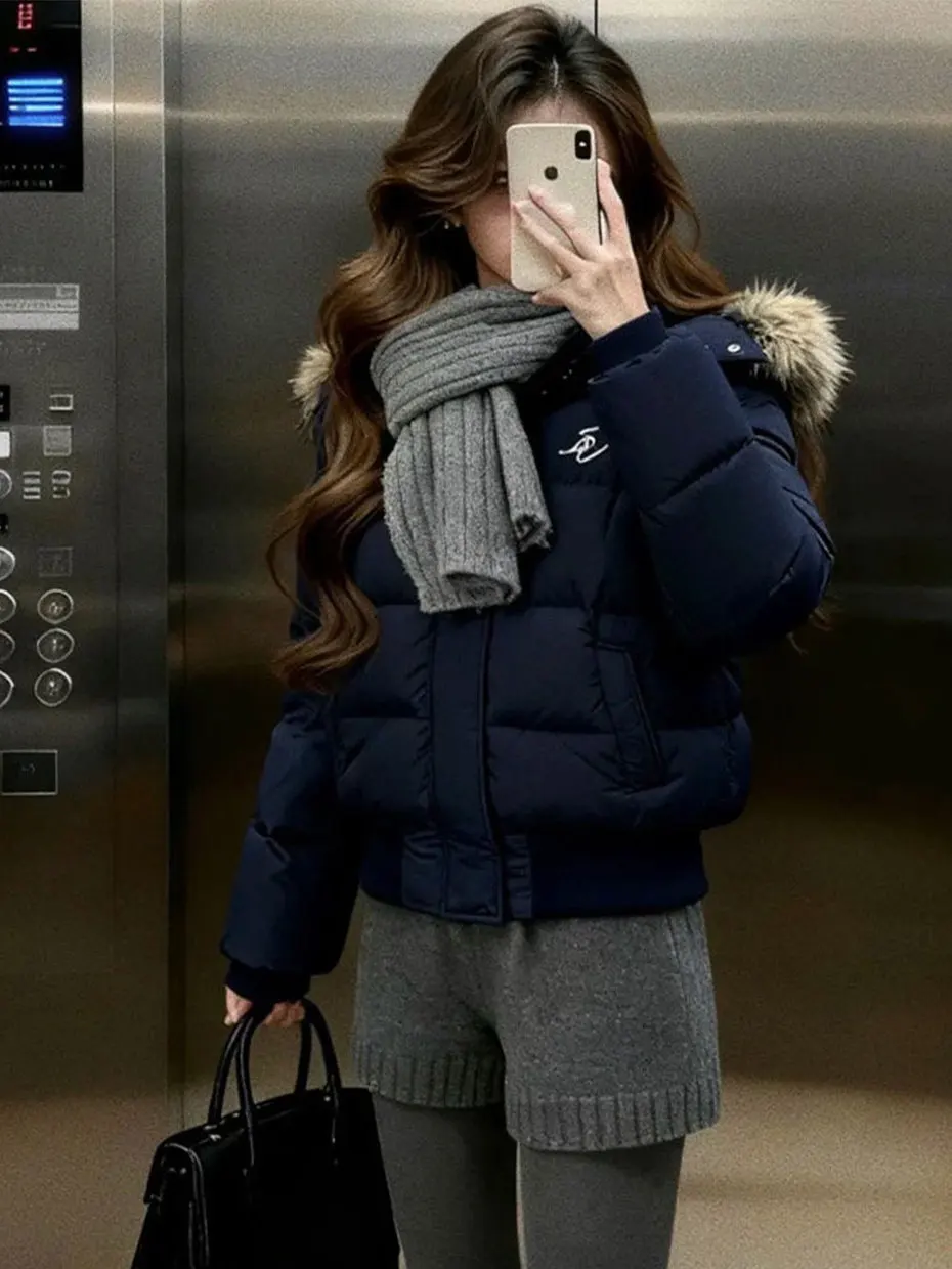 Gray Knitted High Waist Boot Pants Women's Autumn Winter New Style Sexy Girl A-Line Wrap Body Warm Base Layer Sweater Pants