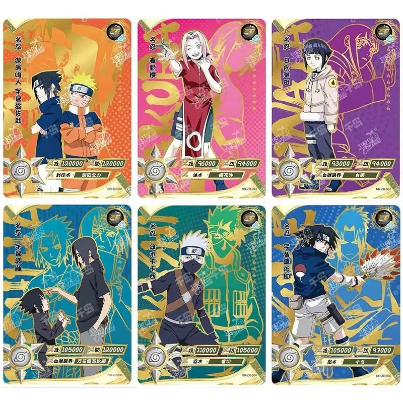 Cartas Autênticas Naruto KAYOU ZR 01-36 Uzumaki Sasuke Kakashi