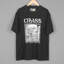 Crass T-Shirt The Feeding Of The Five Thousand Anarcho-Punk Buzzcocks Dead Kennedys Men Summer Cotton Tee Shirt