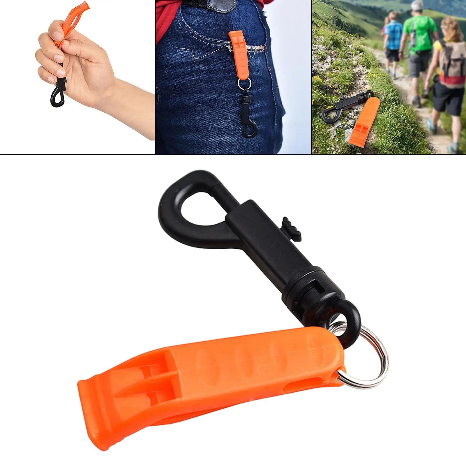 , Outdoor with Hook, Kids Adults Lifeguard Loud Sound for Camping Hiking