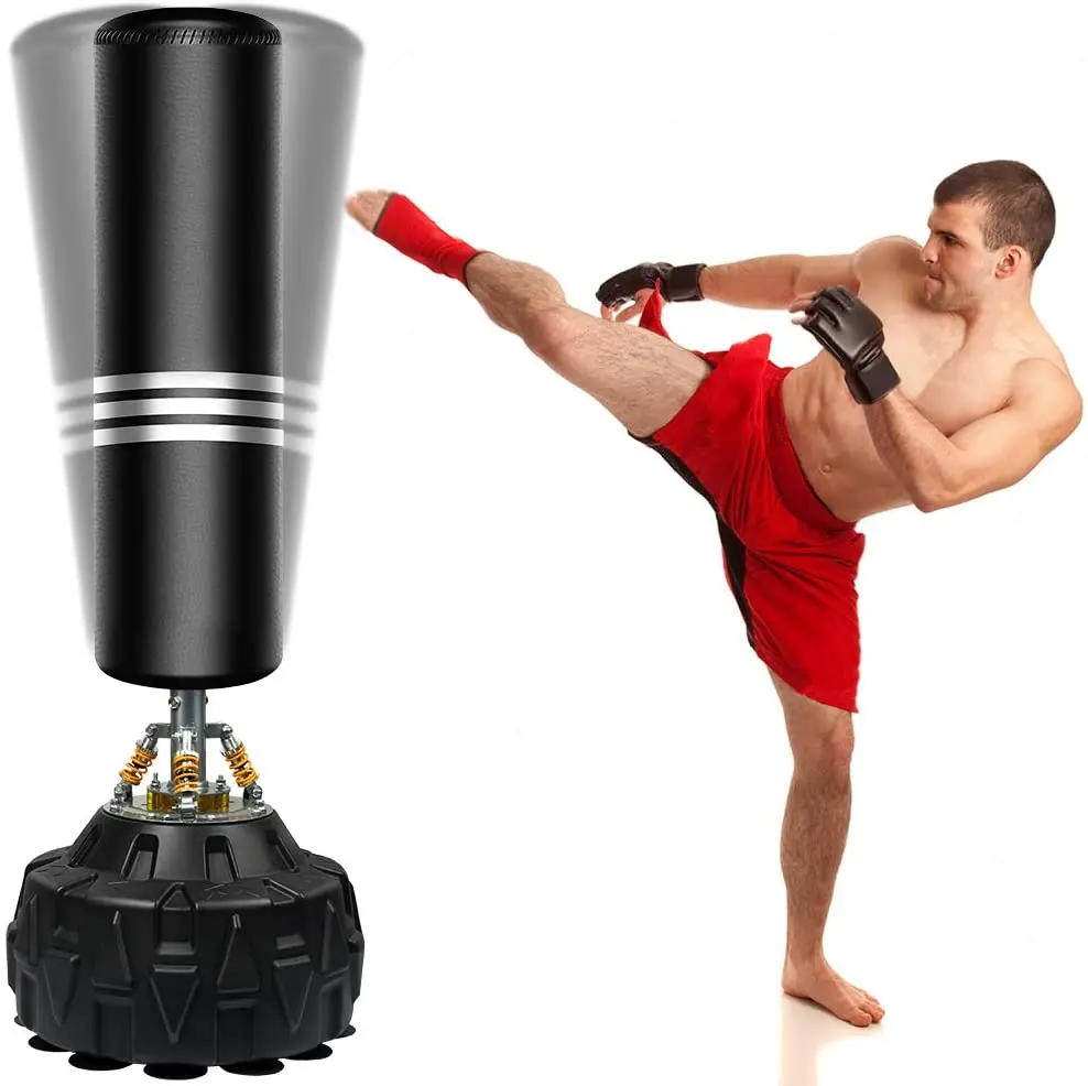 Freestanding Hydraulic Heavy Punching Bag Professional De-stress Boxing Target Bag
