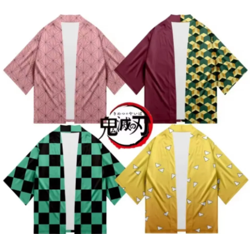 

Cosplay Costume Adult Bean Print Cardigan Cloak Kimono Cosplay Costume