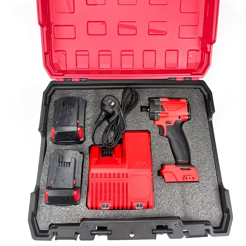 For Mil 18V 300N.M Brushless Impact Drive 1/2 Car Truck Repair Screwdriver Power Tools with Interface Impact Wrench
