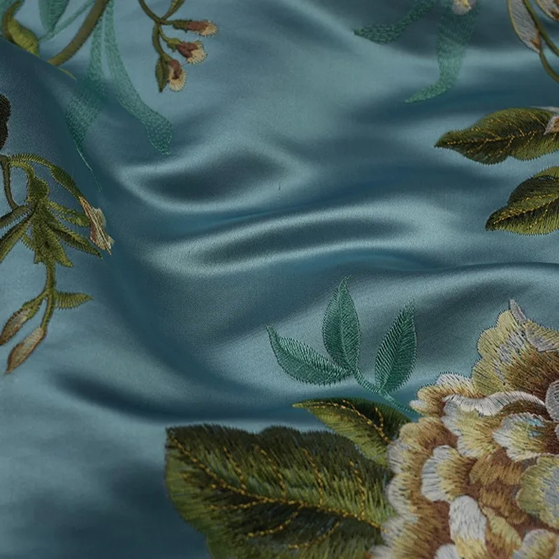 Embroidered brocade jacquard fabric silk traditional pattern Chinese clothing cheongsam