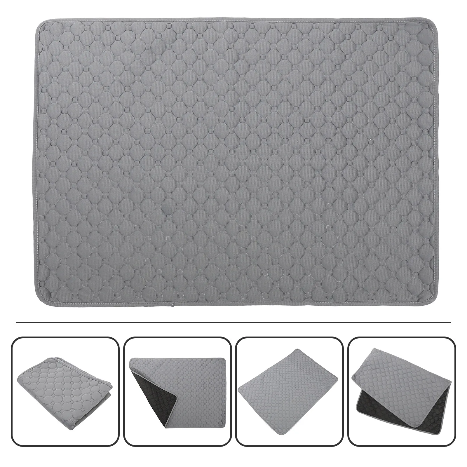 

Подстилка для клетки для животных из высококачественного полиэстера, моющаяся, для хомяков, впитывающая, для дрессировки мелких животных, удобная, многоразовая, подушка для клетки