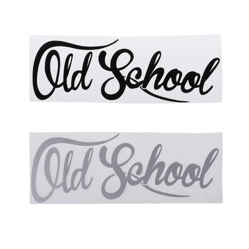 

Vehicle Engine Hood Decoration OLD SCHOOL English Letter Sticker Car Body Decals Personalized Decal Sticker