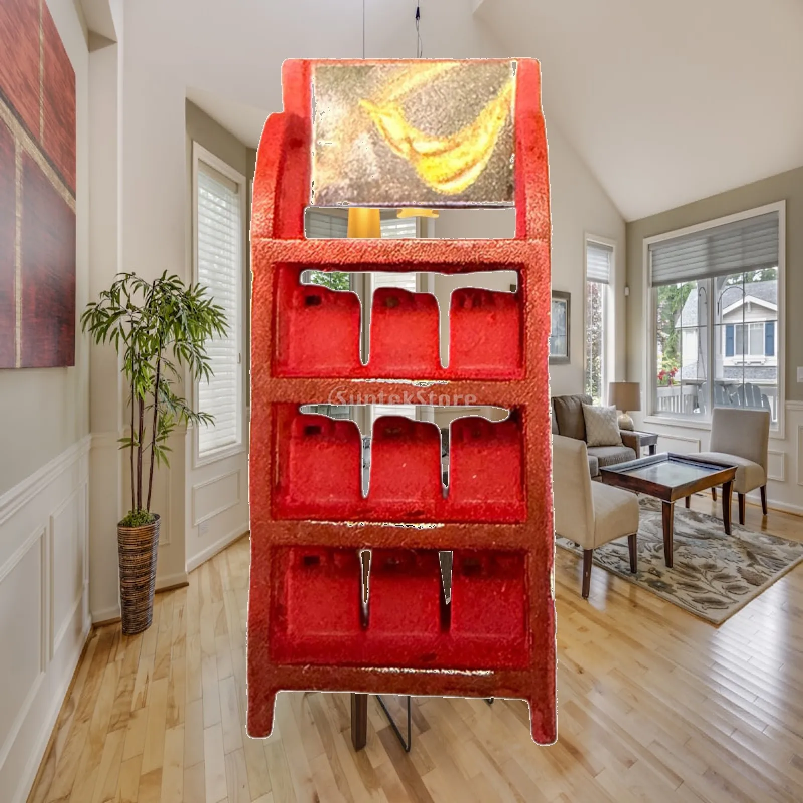 1/64 Auto Oil Storage Rack Model Simulation Photo Props Mini Oil Display Rack for Architectural Buildings Micro Landscape