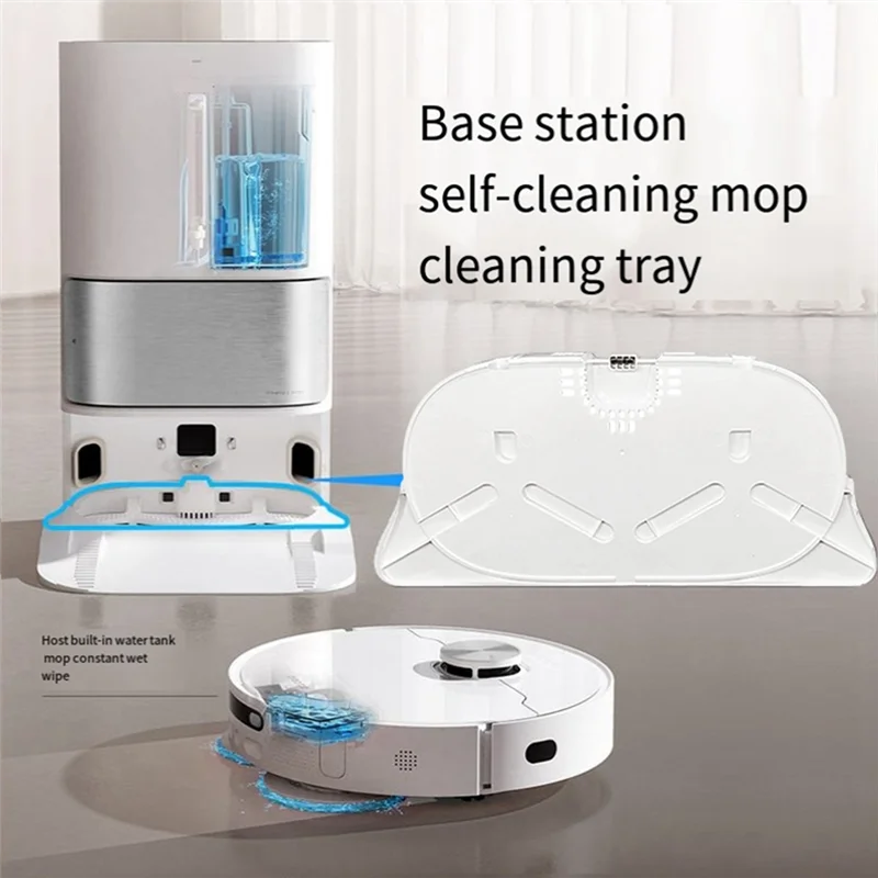 Stable-2 Pcs Replacement Parts For Dreame L10S Ultra Spare Parts Robot Vacuum Cleaner Accessories Parts Mop Cleaning Tray Bracke