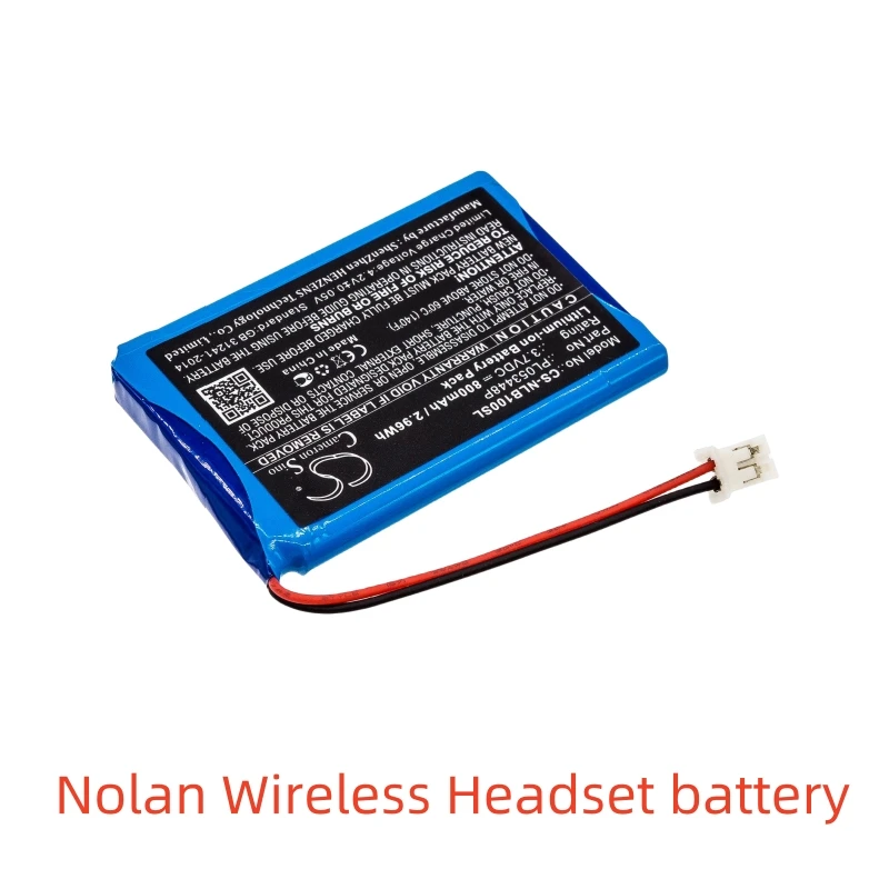 Li-ion battery for Wireless Headset,800mAh,N-COM B1,N43,N71,N85,N86,N103,N43E Air,B901R,B901L,B5