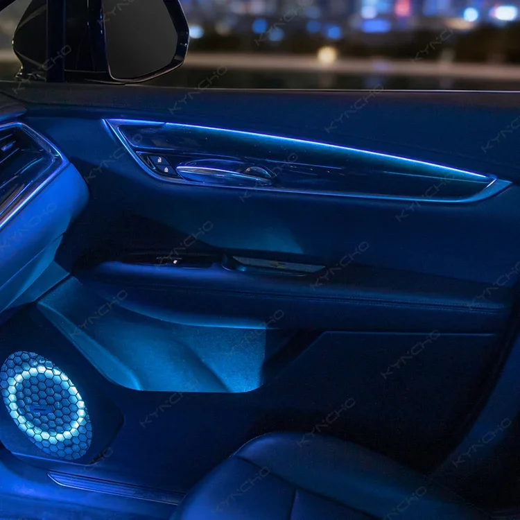 Car Ambient Light  LED Symphony for Cadillac XT5 XT4 Active Ambient Multi Functional LED Colorful Light Auto Interior Lighting