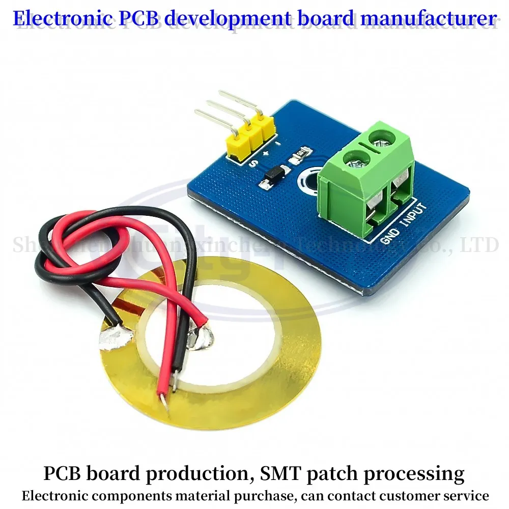 Drum Simulate Piezoelectric Sensor Analog Ceramic Vibration Sensor Module Piezoelectricity For Arduino DIY KIT