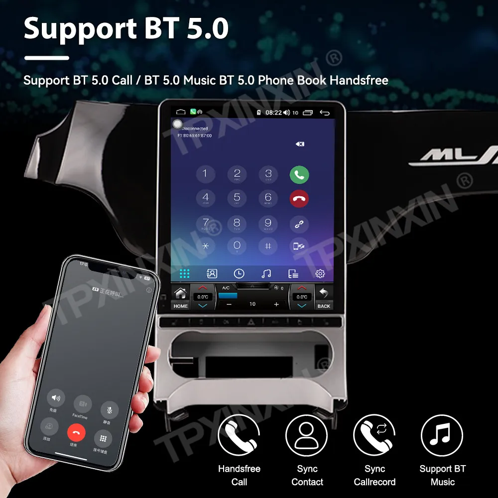 Car Radio Dual System 12.1 Inch Multimedia Player Android 13 CarPlay For Mercedes Benz ML GL 2012-2015 W223 GPS Navi Head Unit