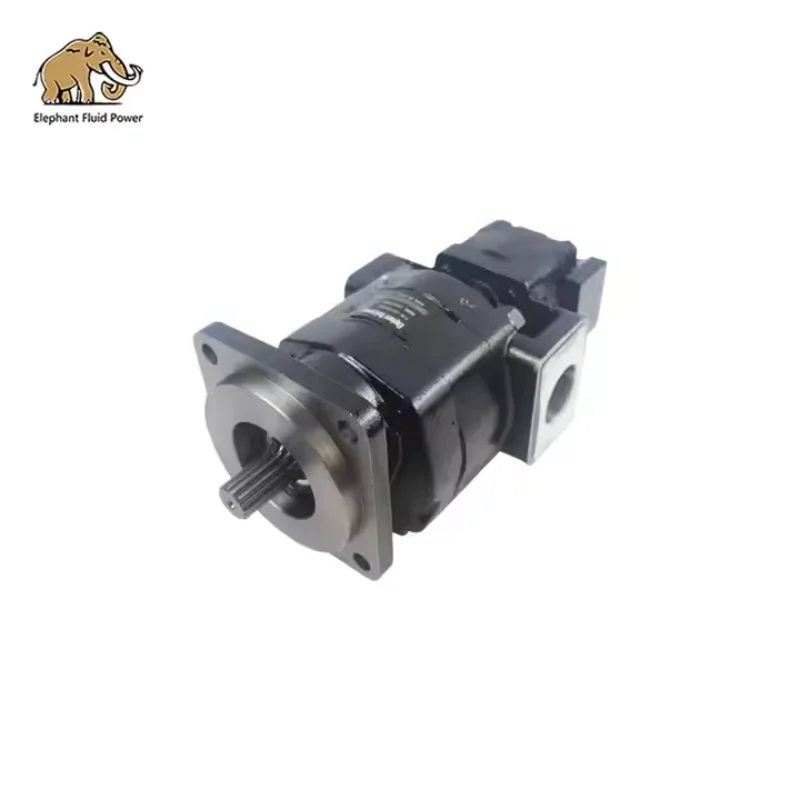 Hydraulic Pump P350-15T Cast Iron Gear Pump for CASE 580L 580LXT Loader Backhoe