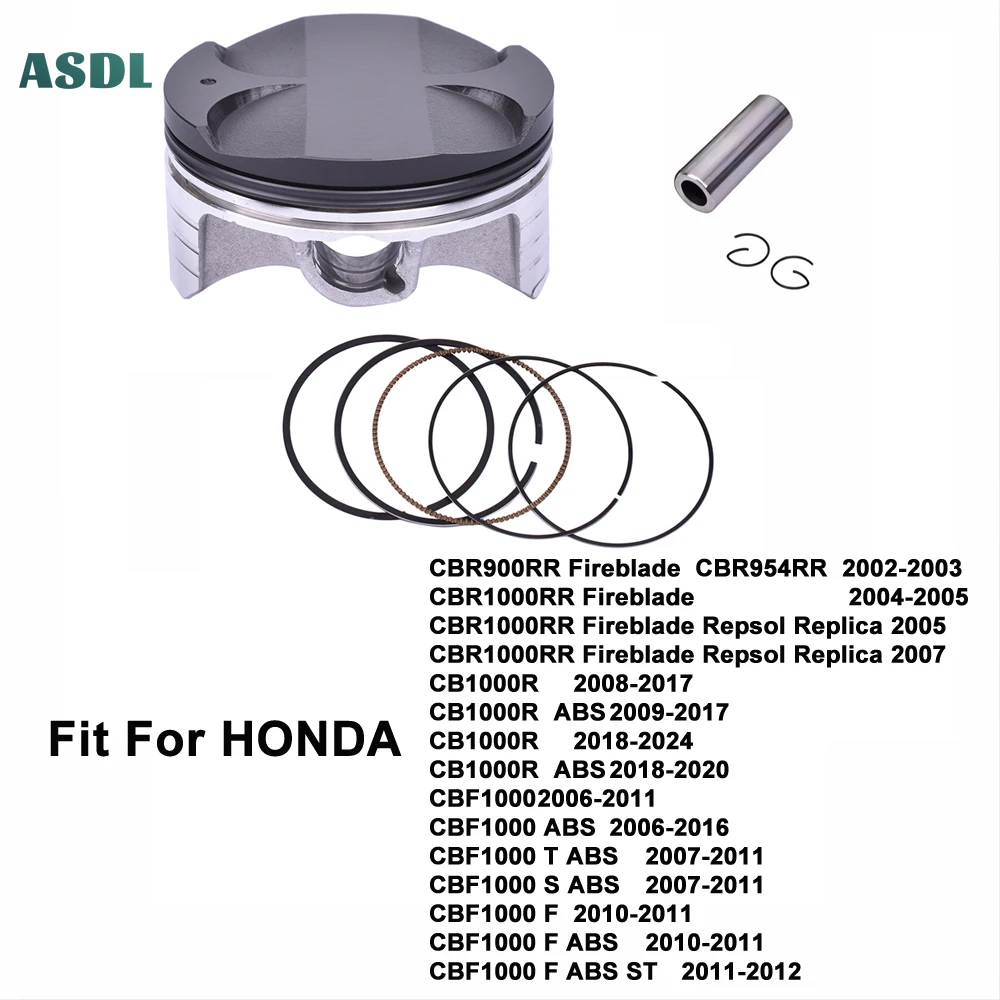 

Motorcycle Engine Piston Rings 75mm ~ 76mm STD~ +100 For HONDA CBR900RR Fireblade CBR954RR CBR1000RR CB1000R CBF1000 CBR 1000 RR