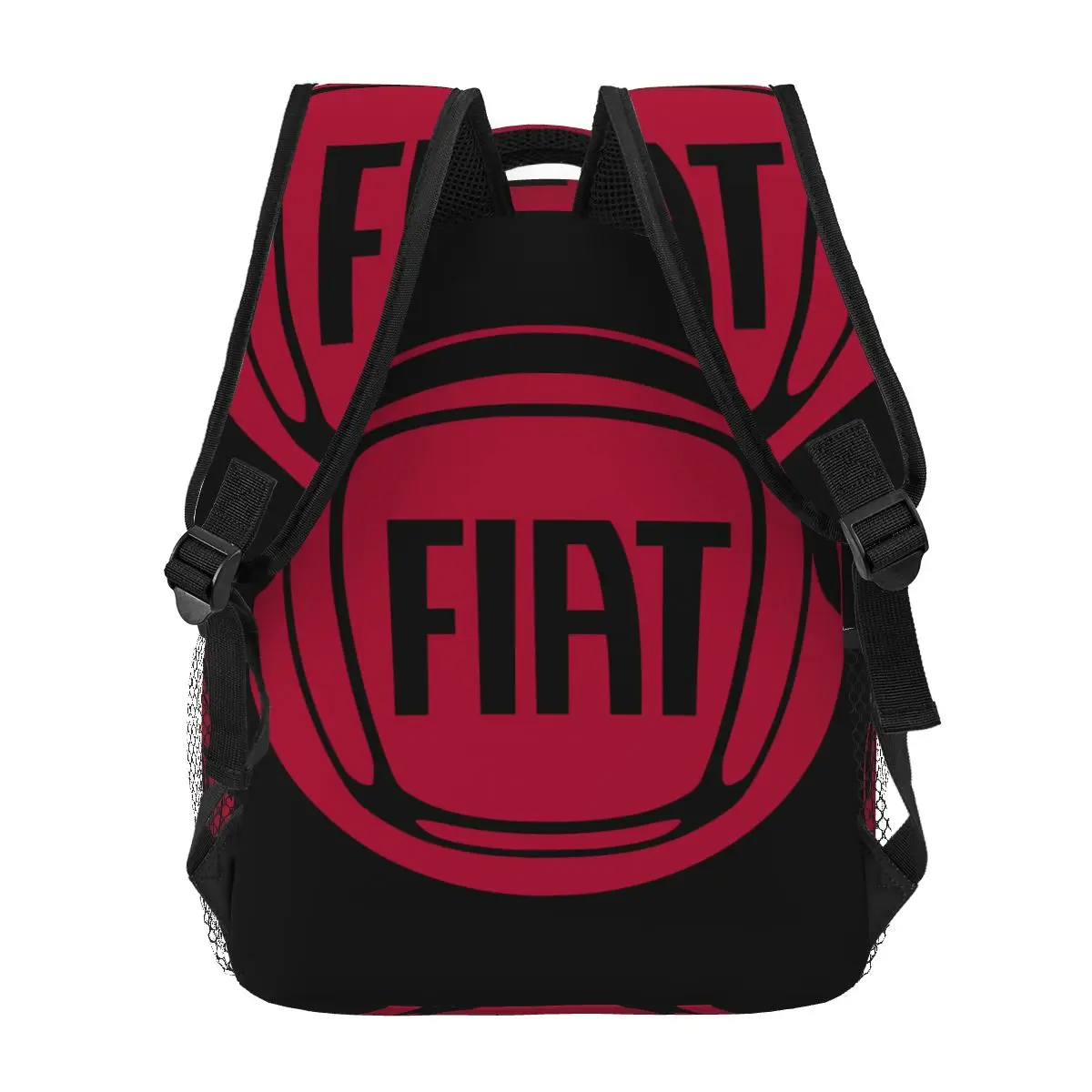 Fiat-Unisex Automobile Logo Casual Mochila, Viagens Lazer, Computador, Estudantes