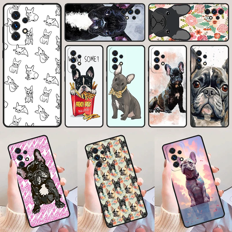 CHOP THE FRENCH BULLDOG For Samsung Galaxy A52 A72 A73 A20e A21S A50 A70 A11 A12 A42 A31 A40 A51 A71 A32 A80 Phone Case Cover