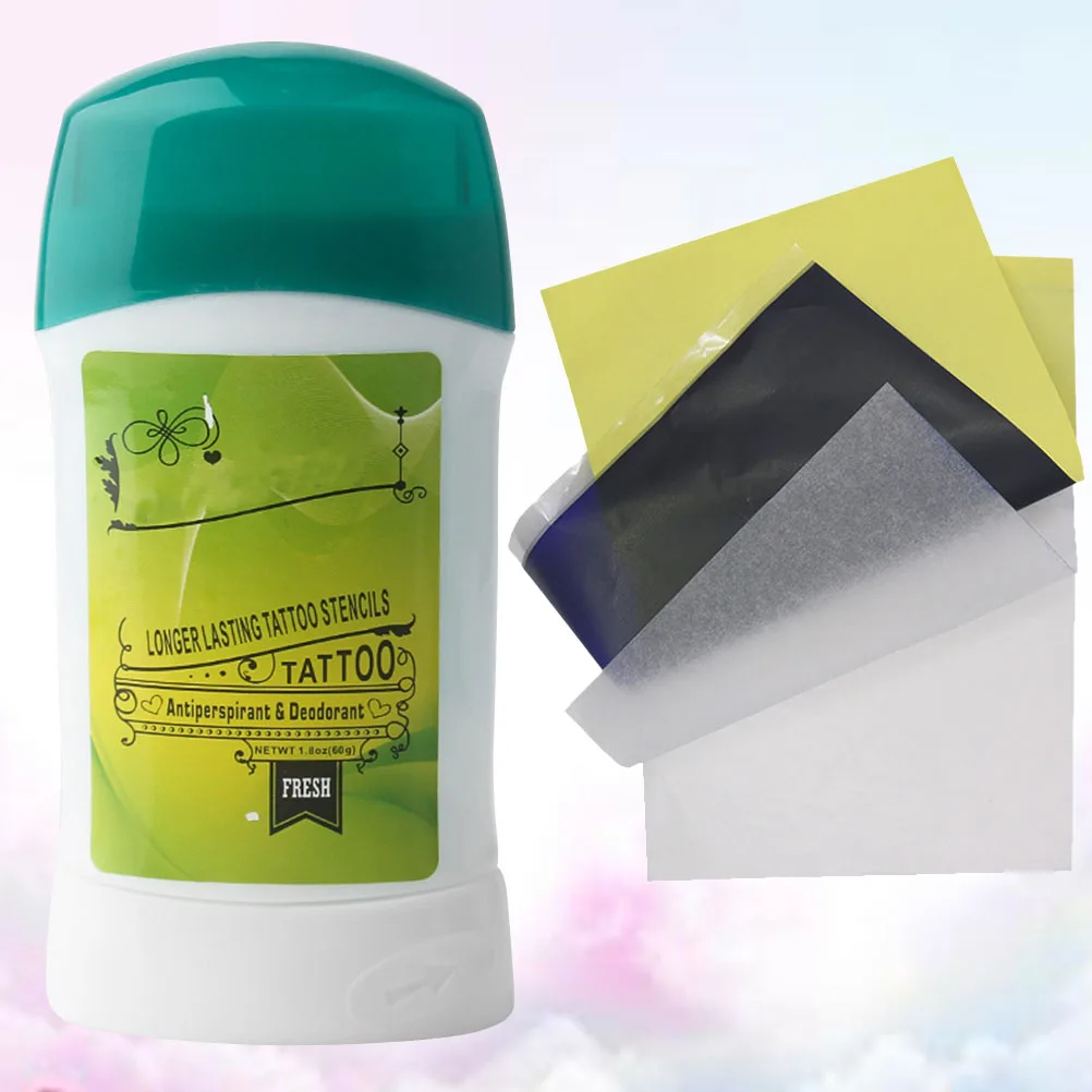

15pcs 1Set Grease Transfer Paper Antiperspirant Tattooing Kit Safe Easy Use For Body Art Stencil Transfer Grease